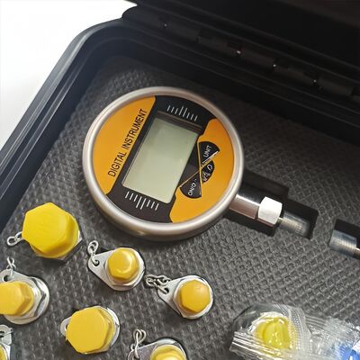 Universal Digital Hydraulic Pressure Gauges Excavator Hydraulic Pressure Test Kit 0-60Mpa Pressure Gauge