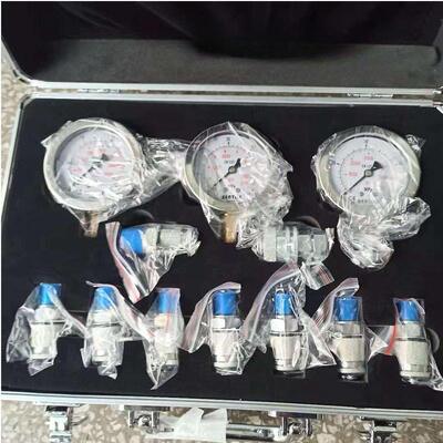Universal Digital Hydraulic Pressure Gauges Excavator Hydraulic Pressure Test Kit 0-60Mpa Pressure Gauge