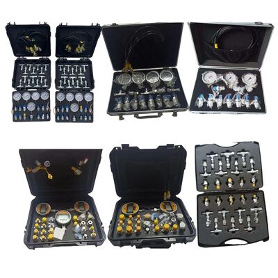 Universal Digital Hydraulic Pressure Gauges Excavator Hydraulic Pressure Test Kit 0-60Mpa Pressure Gauge