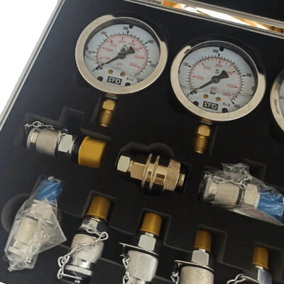 Universal Digital Hydraulic Pressure Gauges Excavator Hydraulic Pressure Test Kit 0-60Mpa Pressure Gauge